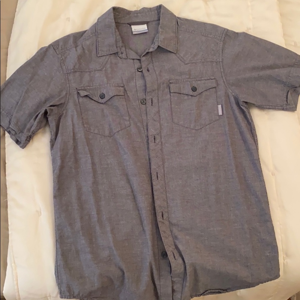 Columbia short sleeve button down